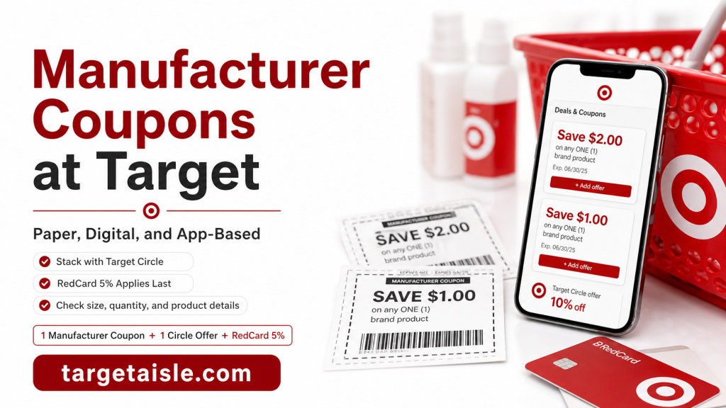 Manufacturer Coupons at Target