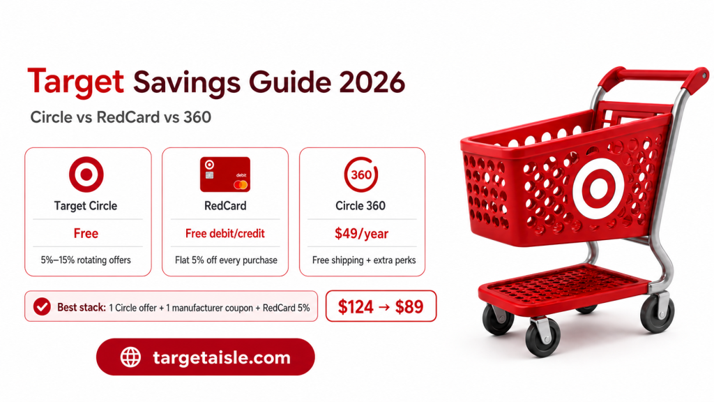 Target Circle vs RedCard vs Target Circle 360 in 2026